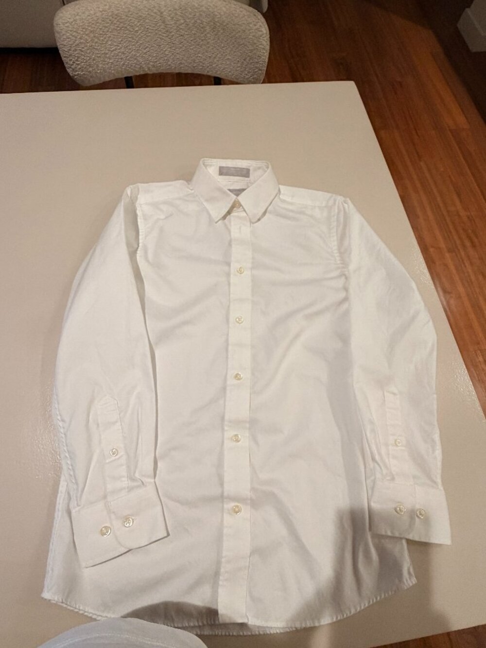 Boys Nordstrom Dress Shirt, Size 12, Brand new without tags, White long sleeve